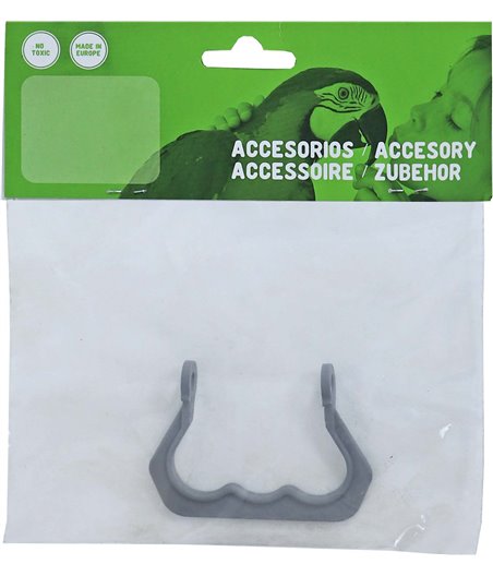 Voltregá ophanghaak plastic, grijs