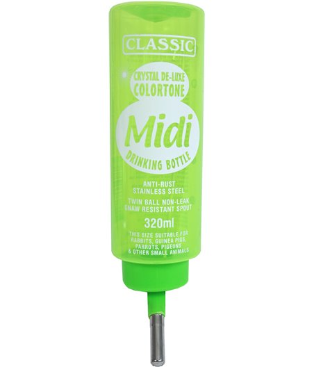 Classic drinkfontein Colortone plastic konijn, 320 ml - 6 x 6 x 21cm