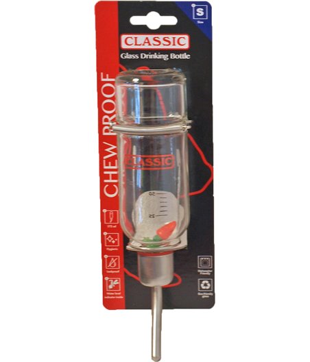 Classic drinkfontein glas, 175 ml - 6 x 6 x 26,5cm