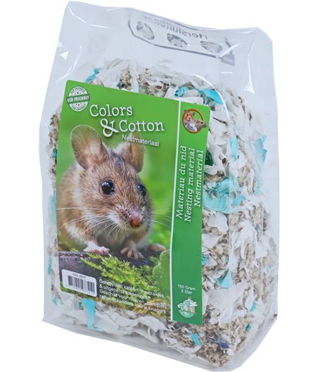 Eco Friendly nestmateriaal colors & cotton, 160 gram