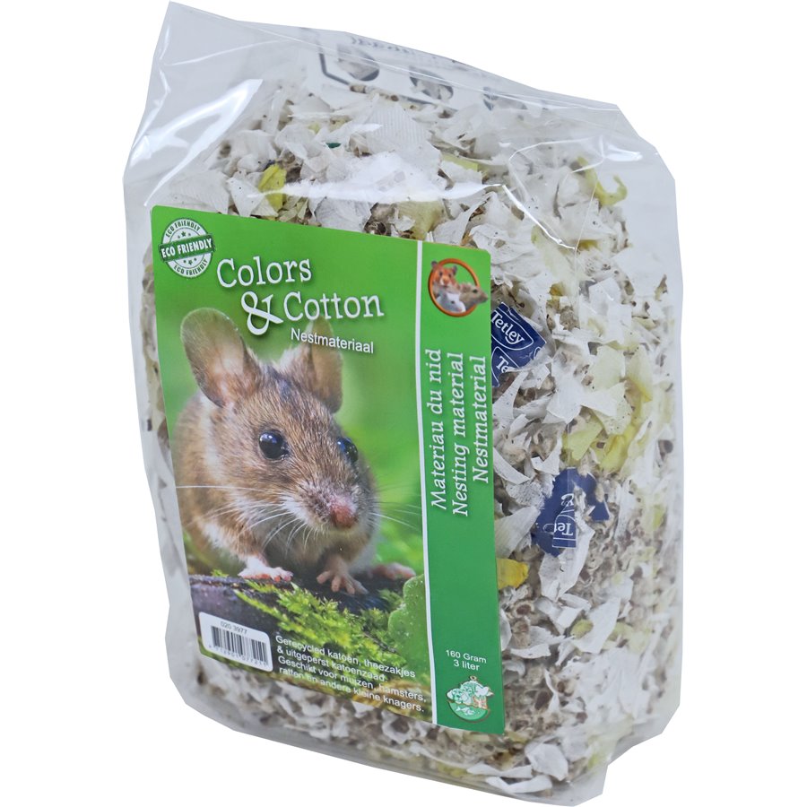 Eco Friendly nestmateriaal colors & cotton, 160 gram