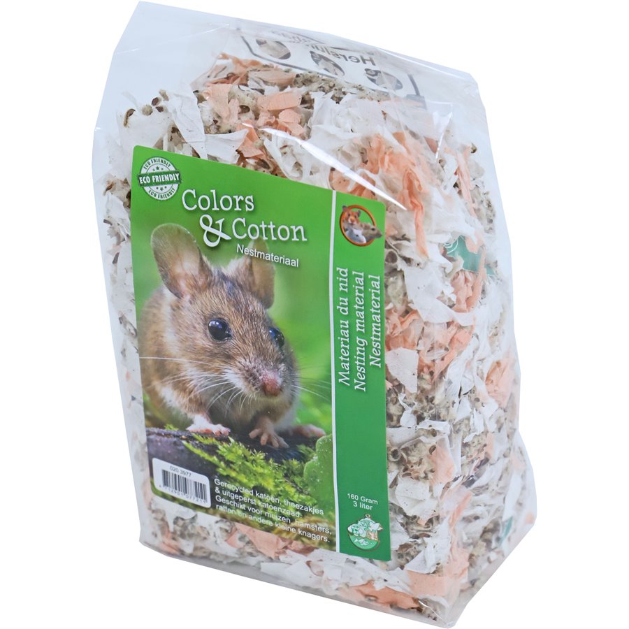 Eco Friendly nestmateriaal colors & cotton, 160 gram