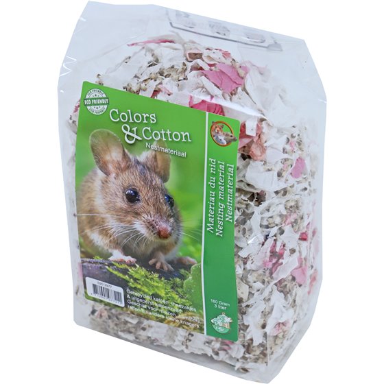 Eco Friendly nestmateriaal colors & cotton, 160 gram