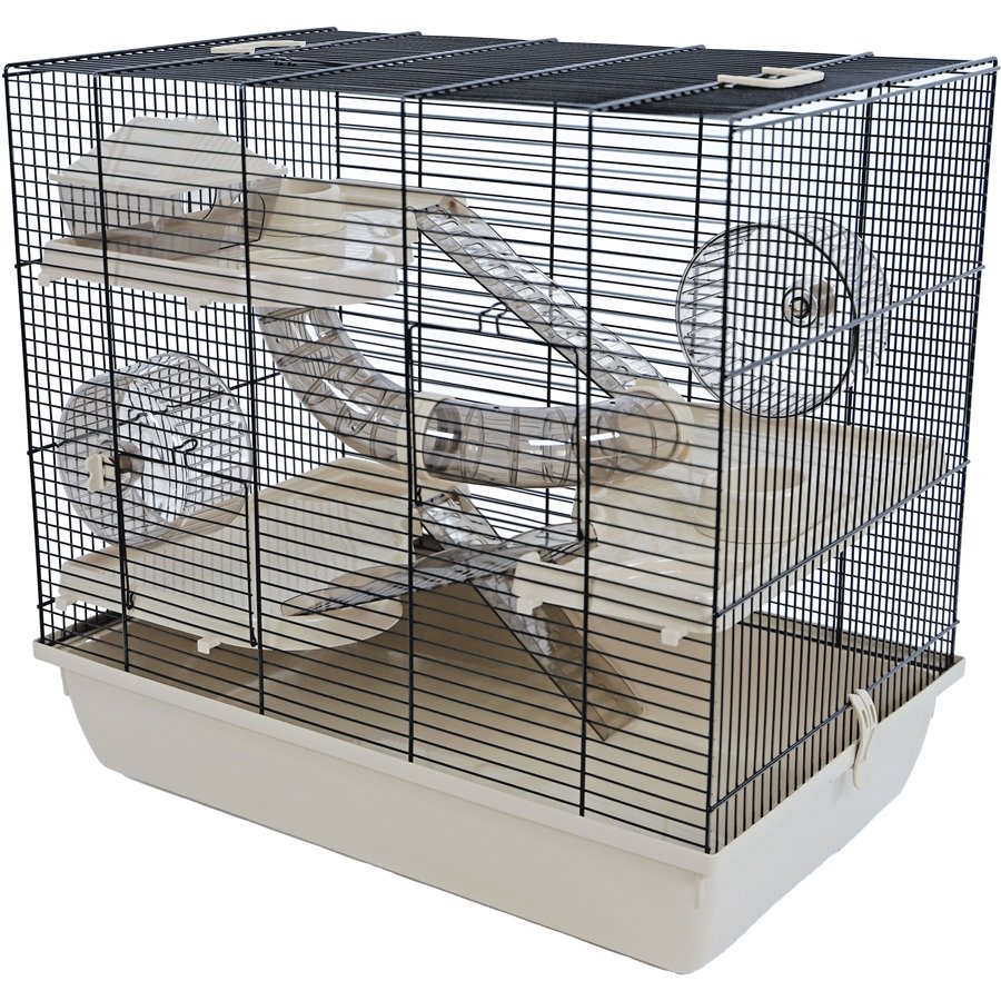 Interzoo hamsterkooi Homer, beige - 58 x 38 x 55cm