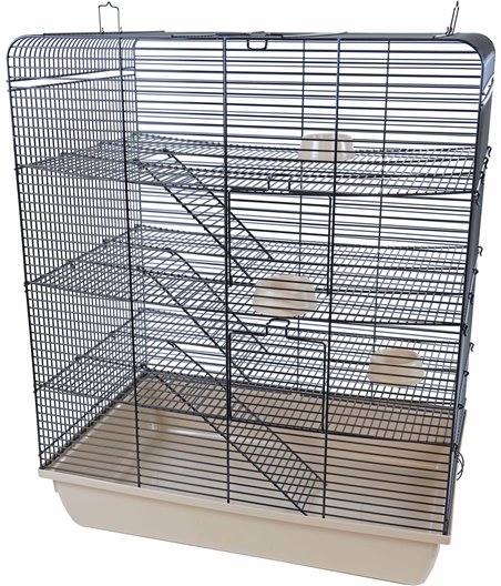 Interzoo rattenkooi Remy, mocca - 58 x 38 x 71,5cm