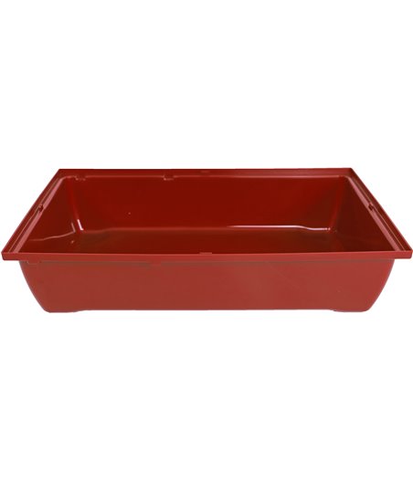 Interzoo onderbak Labyrint, burgundy - 50,5 x 33 x 11cm