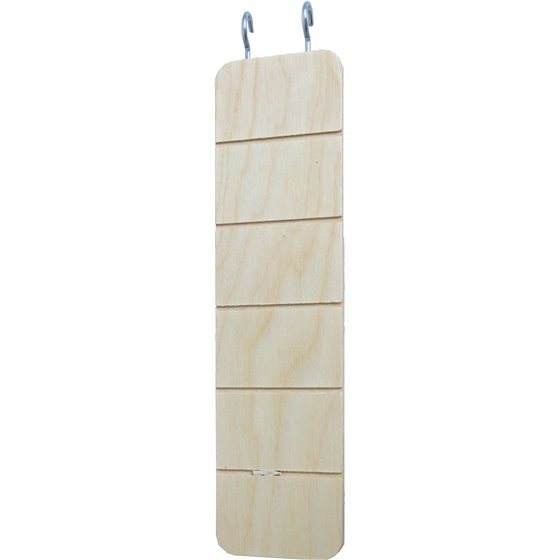 Interzoo houten ladder voor hamsterkooi Vision hexo - 27,5 x 6,5 x 1,8cm