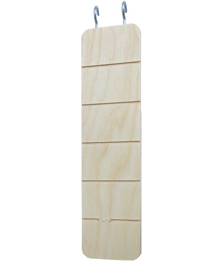 Interzoo houten ladder voor hamsterkooi Vision hexo - 27,5 x 6,5 x 1,8cm