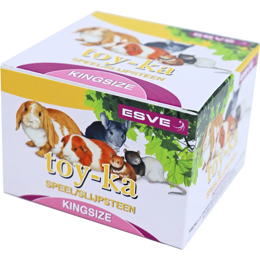 Esve Toy-ka blox knaagsteen, kingsize - 10 x 10 x 7,5cm