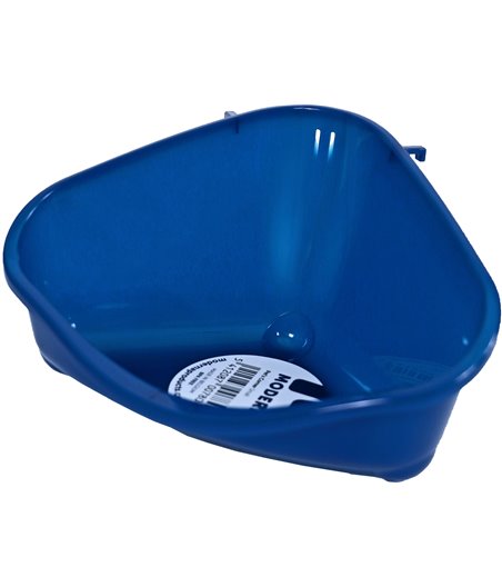 Moderna knaagdiertoilet met haak plastic blue berry, small - 18,3 x 12,7 x 9,6cm
