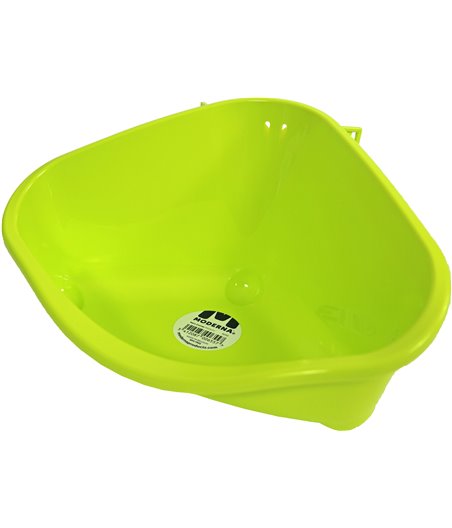 Moderna knaagdiertoilet met haak plastic yellow, medium - 35,5 x 23,4 x 19cm