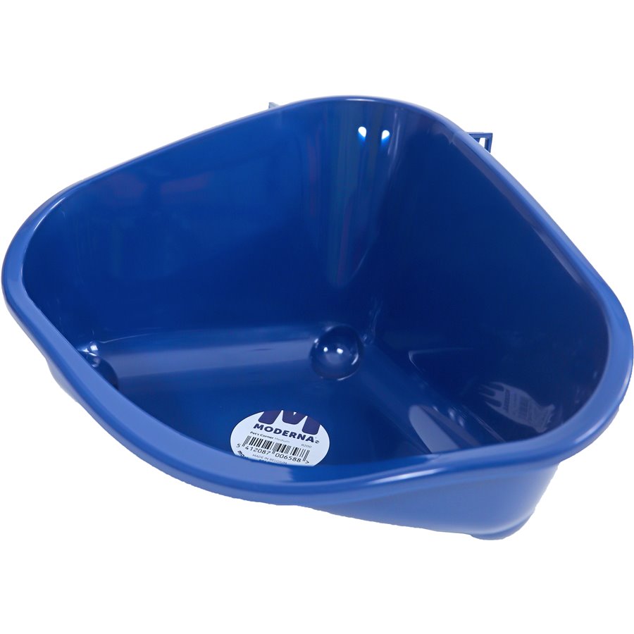 Moderna knaagdiertoilet met haak plastic blue berry, medium - 35,5 x 23,4 x 19cm