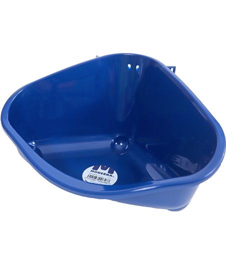 Moderna knaagdiertoilet met haak plastic blue berry, medium - 35,5 x 23,4 x 19cm