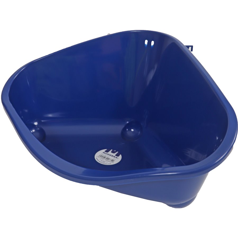 Moderna knaagdier-/kittentoilet met haak plastic blue berry, large - 49 x 34,6 x 26cm