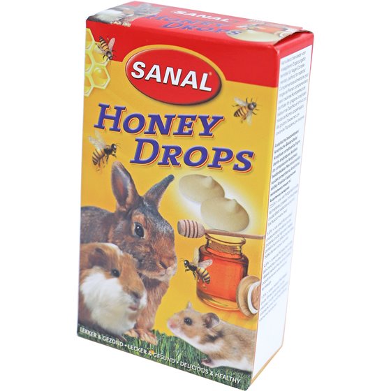 Sanal knaagdier honey drops, prijs voor 3 doosjes van 45 gram