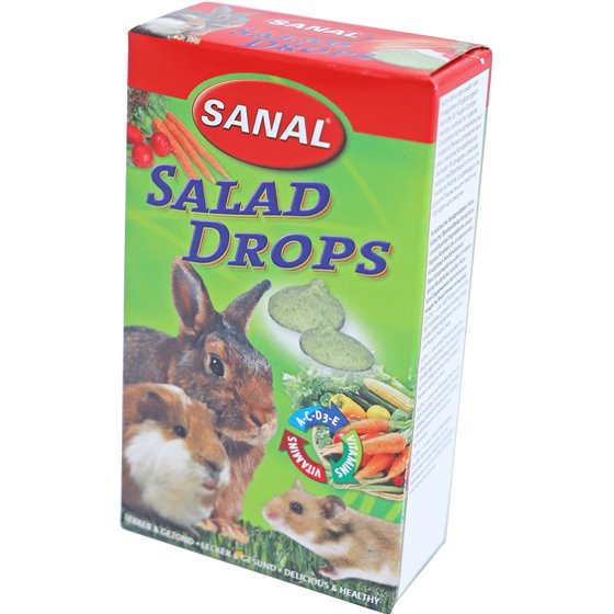 Sanal knaagdier salad drops, prijs voor 3 doosjes van 45 gram