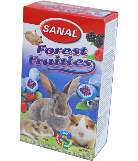 Sanal knaagdier forest fruities, prijs voor 3 doosjes van 50 gram