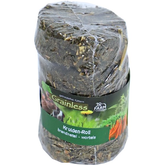 JR Farm knaagdier Grainless brandnetel/wortel rol, 80 gram
