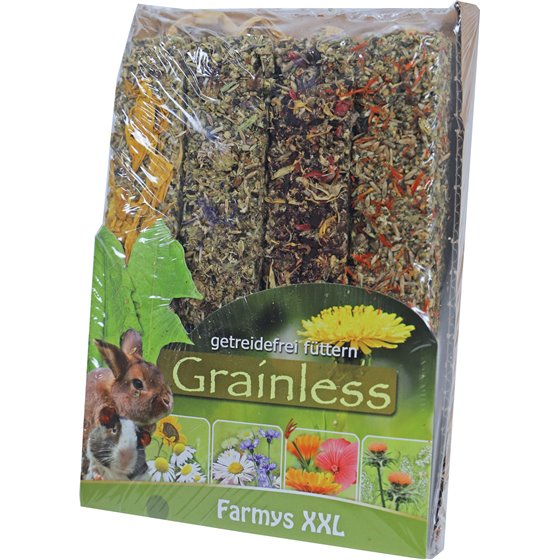 JR Farm knaagdier Grainless Farmys XXL 4-pack, 450 gram