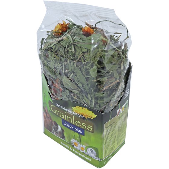 JR Farm knaagdier Grainless Plus kamille & paardenbloem, 100 gram