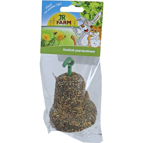 JR Farm knaagdier hooiklok paardenbloem, 125 gram
