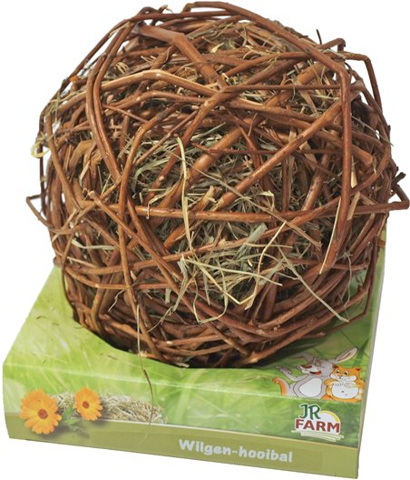 JR Farm knaagdier wilgen hooibal, 80 gram