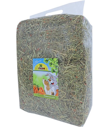 JR Farm knaagdier weidehooi met wortel, 1.5 kg