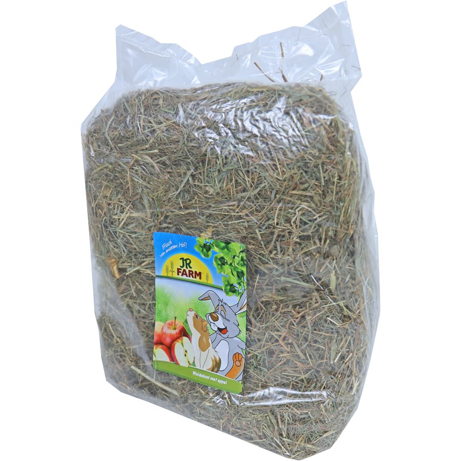 JR Farm knaagdier weidehooi met appel, 500 gram