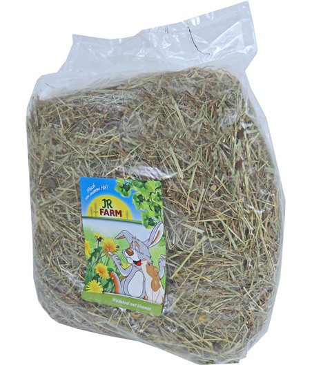 JR Farm knaagdier weidehooi met paardenbloemen, 500 gram