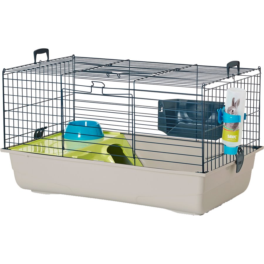 Savic konijnenkooi Nero 2 de Luxe compleet - 80 x 50 x 46,5cm