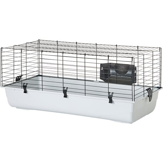 Savic konijnenkooi Ambiente 100 cm, zwart/lichtgrijs - 100 x 50 x 43cm