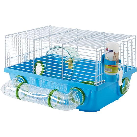 Savic hamsterkooi Billy metro, blauw - 42,5 x 38 x 23cm