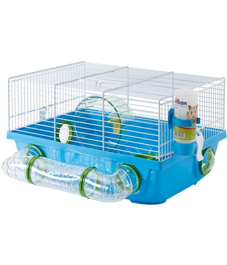 Savic hamsterkooi Billy metro, blauw - 42,5 x 38 x 23cm