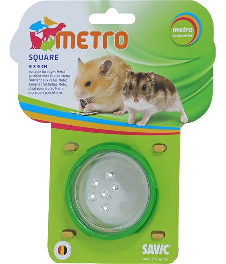 Savic hamsterkooi plaatje voor buis - 9 x 9 x 1cm