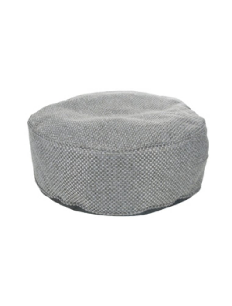 Kussen rond rits pouffe d60 h17cm