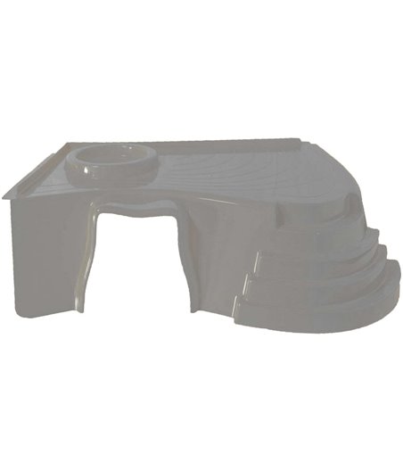 Savic nachthok Nero 4 120 cm, warmgrijs - 39 x 60 x 14cm