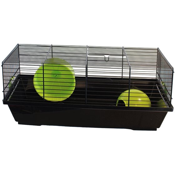 Voltregá hamsterkooi 917, zwart/zwart - 50 x 27 x 22cm
