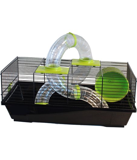 Voltregá hamsterkooi 937, zwart/zwart - 50 x 27 x 35cm