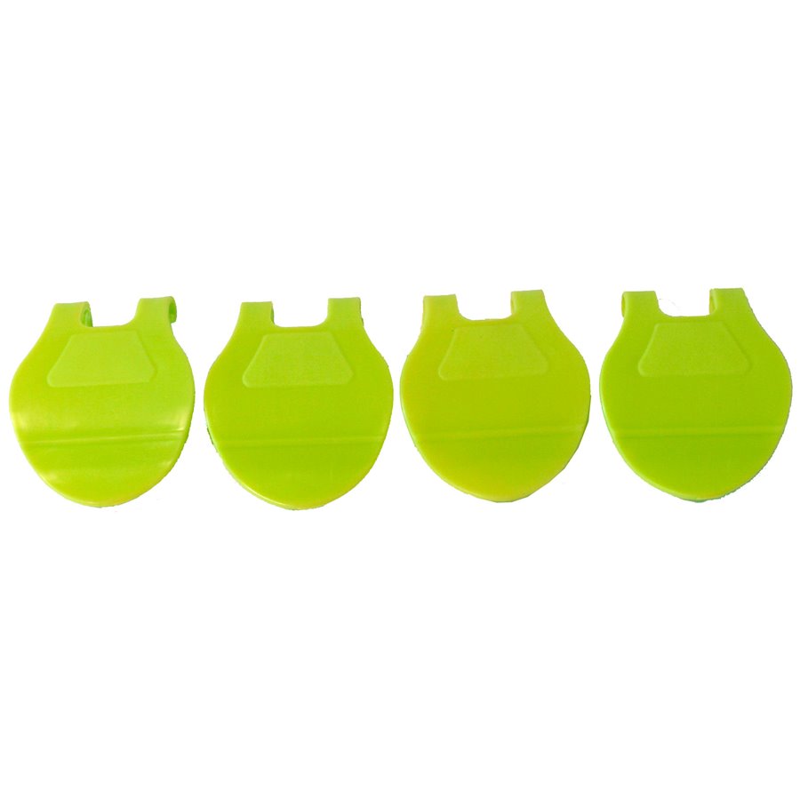 Voltregá pak à 4 klemmen klein, kiwi - 15 x 15 x 1cm