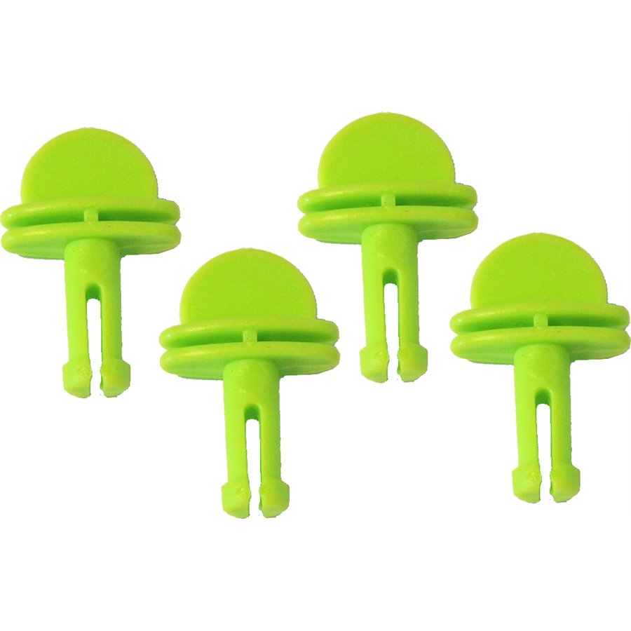 Voltregá zak à 4 plastic klem voor etage, kiwi - 16 x 15 x 1cm