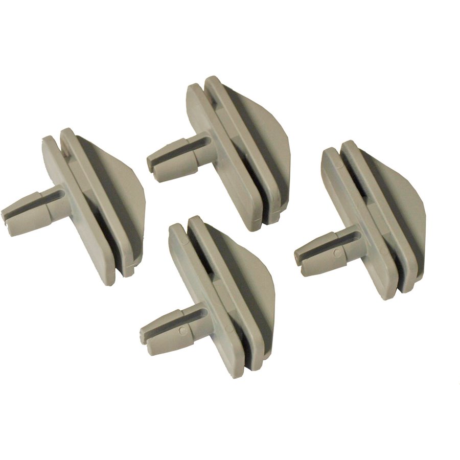 Voltregá zak à 4 plastic klem voor etage, grijs - 1 x 1 x 1cm