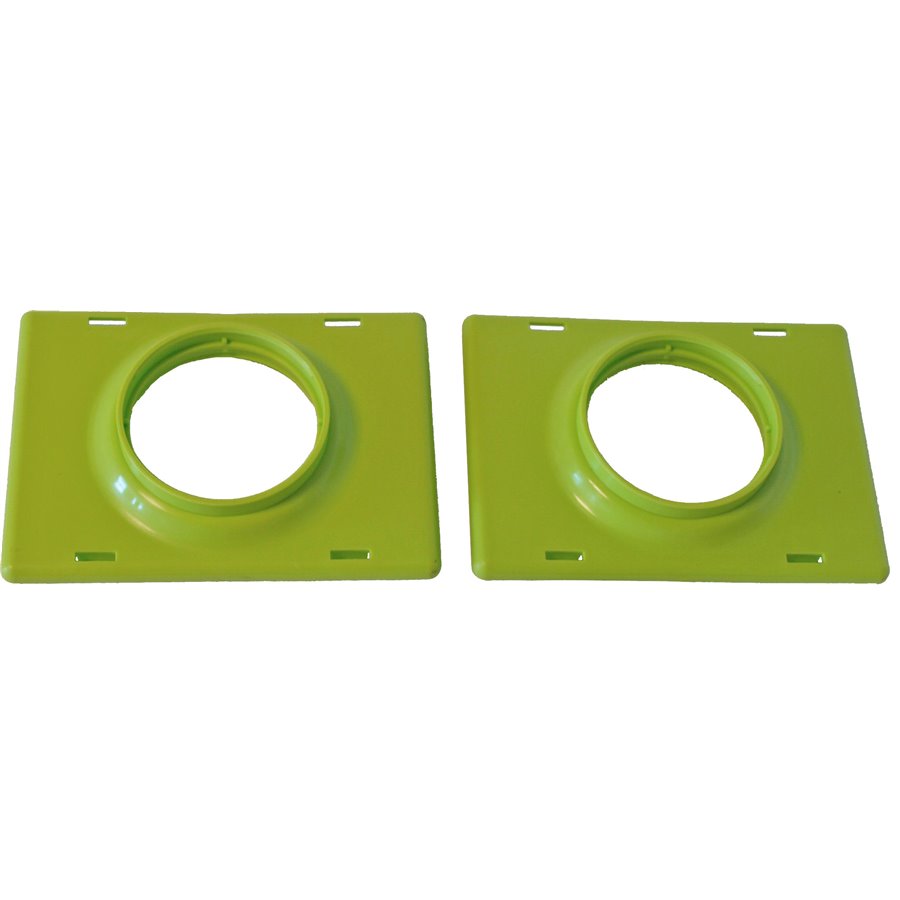 Voltregá pak à 2 plastic verbindingsplaatje, kiwi - 17 x 16 x 1cm