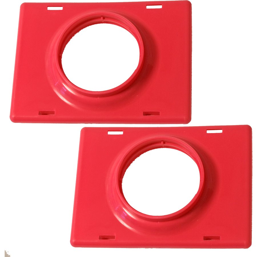 Voltregá pak à 2 plastic verbindingsplaatje, roze - 17 x 16 x 1cm