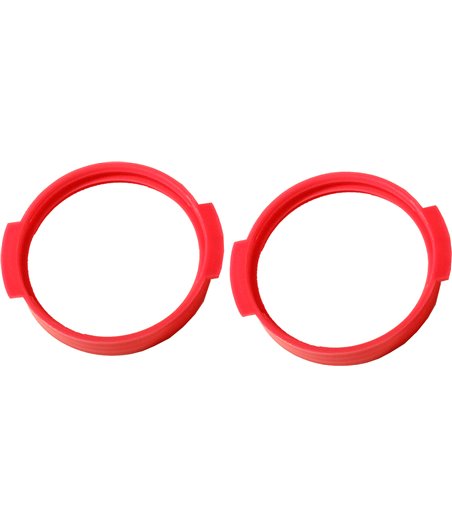 Voltregá pak à 2 plastic verbindingsring, roze - 16 x 15 x 2cm