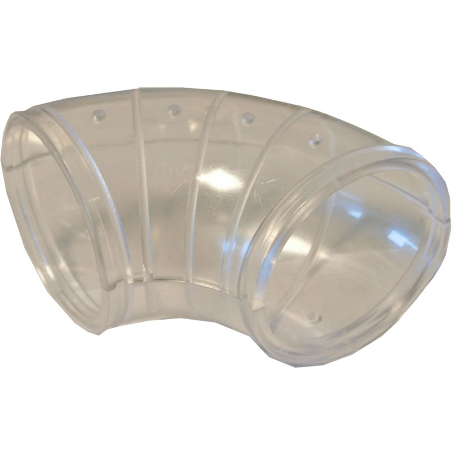 Voltregá pak à 1 plastic bocht kort, transparant - 17 x 15,5 x 5,1cm