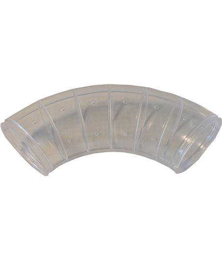 Voltregá pak à 1 plastic bocht lang, transparant - 15 x 15 x 5cm