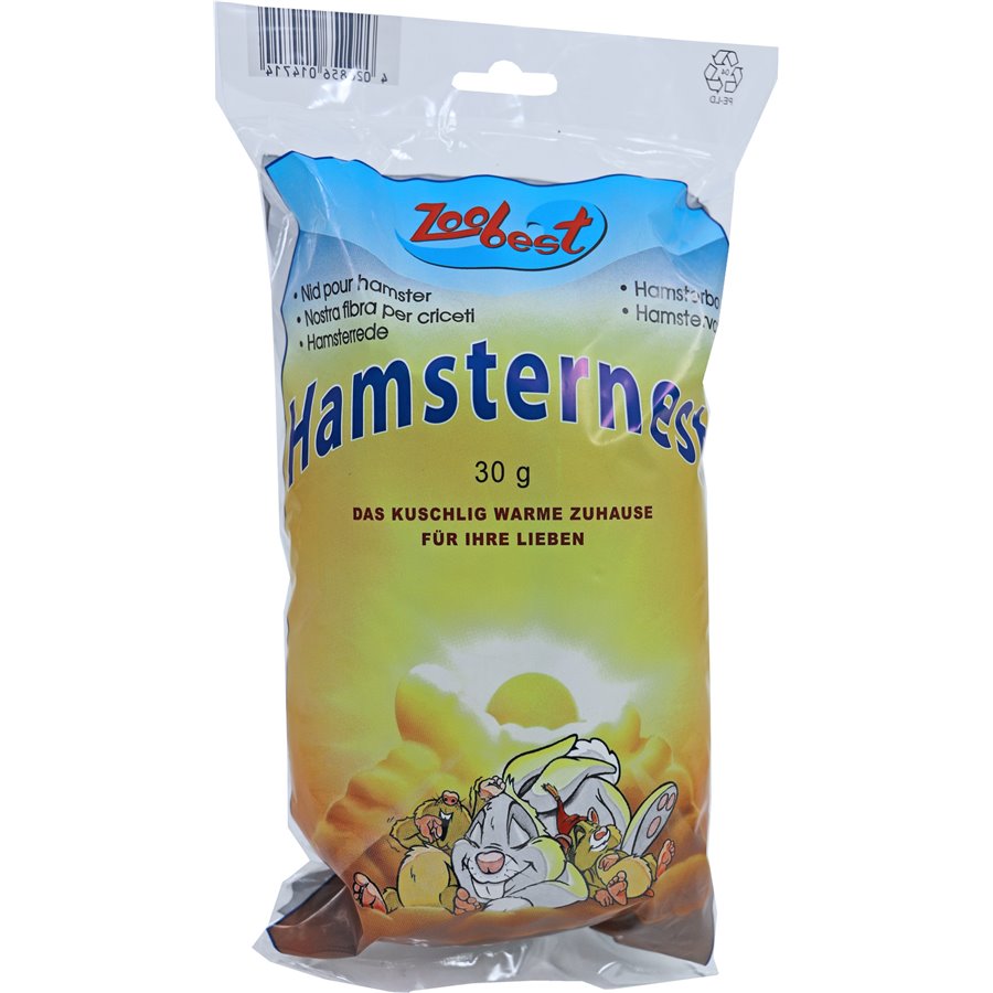 Zoobest hamsterwol, 30 gram - 30 x 17 x 6,5cm