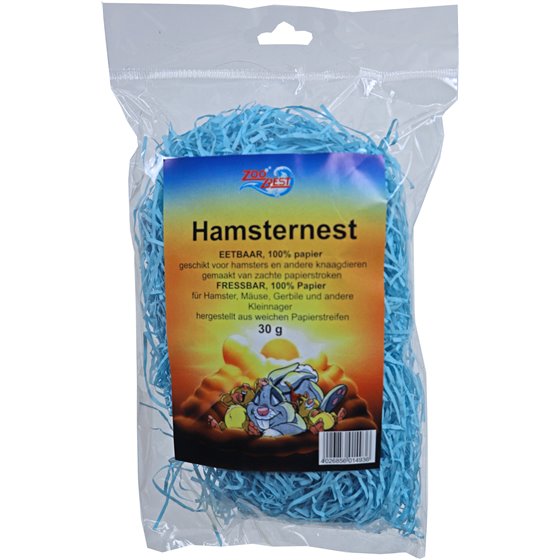 Zoobest hamsternest papier, 30 gram - 29 x 5,5 x 17,5cm