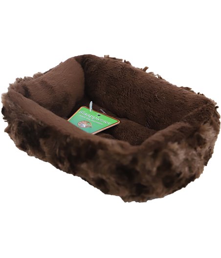 Hamsterdivan bruin - 15 x 12 x 5cm