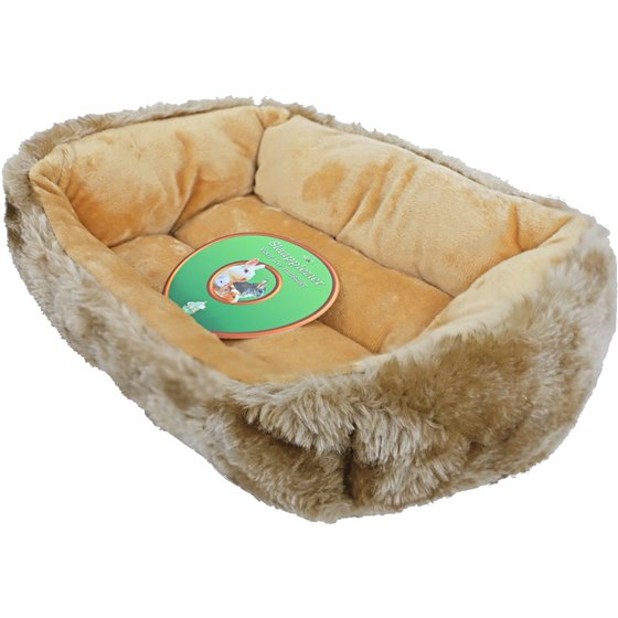 Knaagdier divan luxe bruin/lichtbruin - 30 x 20 x 13cm